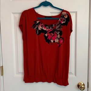 Limited red blouse